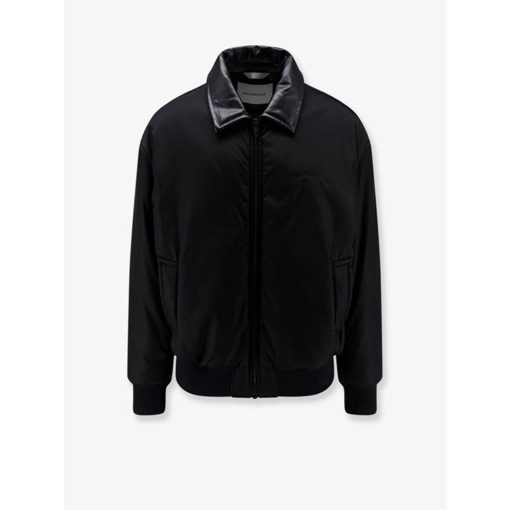 Balenciaga Men Cocoon Down Jacket In Cotton Blend